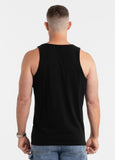 Men's Tank Top Slim Fit Small Logo - Black
