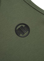 Men's Tank Top Slim Fit Small Logo - Olive