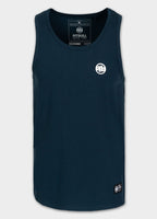 Men's Tank Top Slim Fit Small Logo - Navy