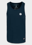 Men's Tank Top Slim Fit Small Logo - Navy