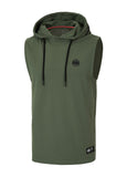 Hoodie tank top Spandex Hilltop - Olive