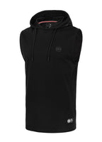 Hoodie tank top Spandex Hilltop - Black
