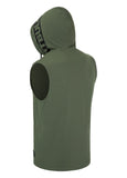 Hoodie tank top Spandex Hilltop - Olive
