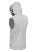Hoodie tank top Spandex Hilltop - Gray Melange