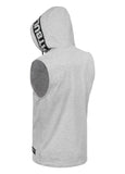 Hoodie tank top Spandex Hilltop - Gray Melange