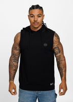 Hoodie tank top Spandex Hilltop - Black