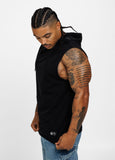 Hoodie tank top Spandex Hilltop - Black