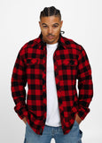 MITCHELL Red/Black Flannel Shirt