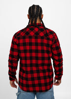 MITCHELL Red/Black Flannel Shirt