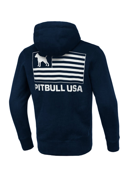 PITBULL USA Dark Navy Zip Hoodie