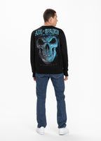 Sweatshirt Blue Skull