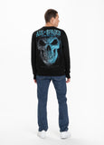 Sweatshirt Blue Skull