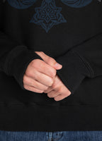 Sweatshirt Blue Skull