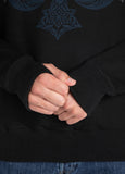 Sweatshirt Blue Skull