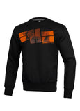 ORANGE LOGO Black Crewneck - Pitbull West Coast International Store 