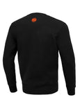 ORANGE LOGO Black Crewneck - Pitbull West Coast International Store 