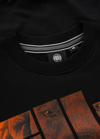 ORANGE LOGO Black Crewneck - Pitbull West Coast International Store 