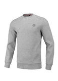 Crewneck Small Logo Premium Pique Grey MLG - pitbullwestcoast