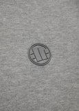 Crewneck Small Logo Premium Pique Grey MLG - pitbullwestcoast