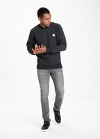 Crewneck Small Logo Charcoal Melange - Pitbull West Coast International Store 