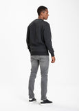 Crewneck Small Logo Charcoal Melange - Pitbull West Coast International Store 