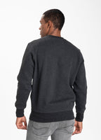Crewneck Small Logo Charcoal Melange - Pitbull West Coast International Store 