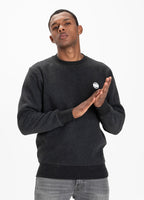 Crewneck Small Logo Charcoal Melange - Pitbull West Coast International Store 