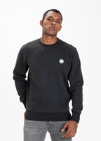 Crewneck Small Logo Charcoal Melange - Pitbull West Coast International Store 