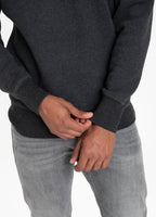 Crewneck Small Logo Charcoal Melange - Pitbull West Coast International Store 
