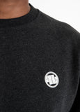 Crewneck Small Logo Charcoal Melange - Pitbull West Coast International Store 