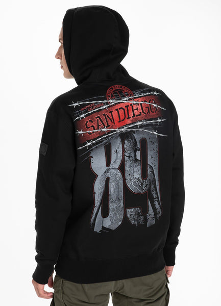 HOODED THUG LIFE BLACK - Pitbull West Coast International Store 