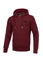Hoodie SMALL LOGO 21 Burgundy - Pitbull West Coast International Store 