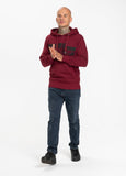 Hoodie CLASSIC LOGO Burgundy - Pitbull West Coast International Store 