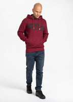 Hoodie CLASSIC LOGO Burgundy - Pitbull West Coast International Store 