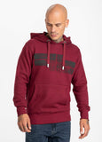 Hoodie CLASSIC LOGO Burgundy - Pitbull West Coast International Store 