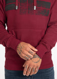 Hoodie CLASSIC LOGO Burgundy - Pitbull West Coast International Store 