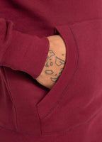 Hoodie CLASSIC LOGO Burgundy - Pitbull West Coast International Store 