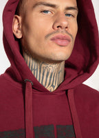 Hoodie CLASSIC LOGO Burgundy - Pitbull West Coast International Store 