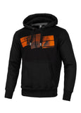 ORANGE LOGO Black Hoodie - Pitbull West Coast International Store 