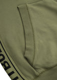 Bluza z kapturem TNT FRENCH TERRY Oliwkowa - Pitbullstore.pl