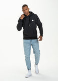 HOODED SMALL LOGO 19 CHARCOAL MELANGE - Pitbull West Coast International Store 