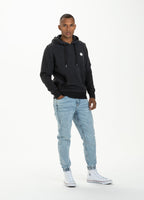 HOODED SMALL LOGO 19 CHARCOAL MELANGE - Pitbull West Coast International Store 