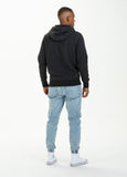 HOODED SMALL LOGO 19 CHARCOAL MELANGE - Pitbull West Coast International Store 