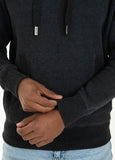 HOODED SMALL LOGO 19 CHARCOAL MELANGE - Pitbull West Coast International Store 