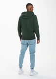 SMALL LOGO HOODIE DARK GREEN - Pitbull West Coast International Store 