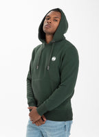 SMALL LOGO HOODIE DARK GREEN - Pitbull West Coast International Store 