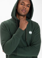 SMALL LOGO HOODIE DARK GREEN - Pitbull West Coast International Store 
