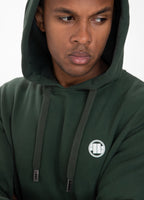 SMALL LOGO HOODIE DARK GREEN - Pitbull West Coast International Store 