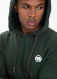 SMALL LOGO HOODIE DARK GREEN - Pitbull West Coast International Store 
