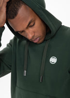 SMALL LOGO HOODIE DARK GREEN - Pitbull West Coast International Store 